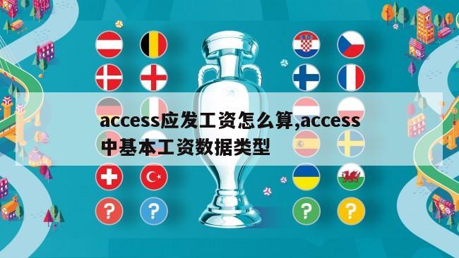 access应发工资怎么算,access中基本工资数据类型