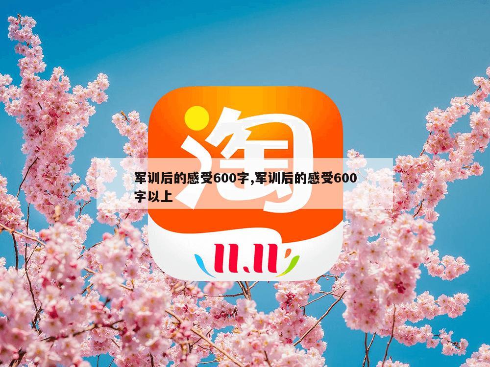 军训后的感受600字,军训后的感受600字以上