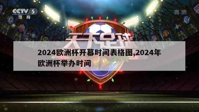 2024欧洲杯开幕时间表格图,2024年欧洲杯举办时间